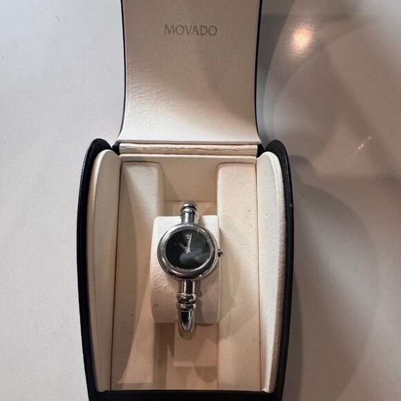 Vintage Movado Bareleto Quartz Ladies Watch - Picture 1 of 5